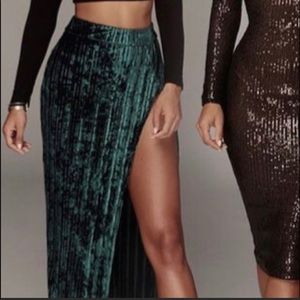 JLUXLABEL holiday shine skirt